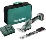 Metabo Akku-Strauch- und Grasschere PowerMaxx SGS 12 Q Werkzeugtasche - 12V 1x2Ah