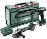 Metabo Akku Combo Set 2.4.3 18 V BS 18 + W 18 L 9-125 - metaBOX 165 L - 685204500