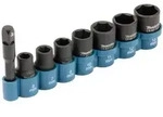Makita Schlagnuss-Set 8-teilig - 1/4 Zoll-4-kant - E-12289