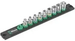 Wera Nuss-Magnetleiste A 4 Zyklop Steckschl&uuml;sseleinsatz-Satz, 1/4"-Antrieb, 9-teilig