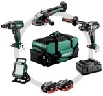 Metabo Akku Combo Set 4.3.2 18 V BS 18 LTX BL I + SSW 18 LTX 400 BL + WB 18 LT BL