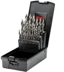 RUKO ULTIMATECUT Spiralbohrer-Satz DIN 338 Typ FLOWSTEP&reg; HSS - 25-tlg. - 259215RO