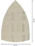 Bosch EXPERT M480 Schleifnetz f&uuml;r Multischleifer, 100 x 150mm, 10 St&uuml;ck, K24 -