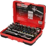 KS Tools 1/4" TORSIONpower Bit-Stecknuss-Box, 33-tlg - 918.3005