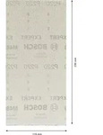 Bosch EXPERT M480 Schleifnetz f&uuml;r Schwingschleifer, 115 x 230mm, 50-tlg., K22 -