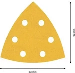 Bosch EXPERT C470 Schleifpapier f&uuml;r Deltaschleifer, 6 St&uuml;ck - 2608900832