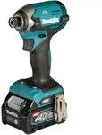 Makita Akku-Schlagschrauber 40V max. / 2,0 Ah, 2 Akkus + Ladeger&auml;t im MAKPAC
