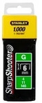 STANLEY Klammern Typ G 12 mm 1000 St. f&uuml;r Elektro- u. Handtacker Typ G stabile