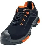 uvex 2 Sicherheitsschuh S3 Halbschuh Velours schwarz/orange 41 - 6508241 -