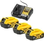 DEWALT Akku-Kit 3 x 18V/5Ah + System-Schnellladeger&auml;t - DCB1104P3-QW