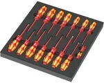 Wera 9711 Schaumstoffeinlage VDE Schraubendreher Set 1, 16-teilig - 05150102001