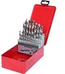 KS Tools HSS-G Spiralbohrer-Satz, Stahlblechkassette, 25-tlg 1-13mm - 330.2613