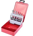 KS Tools HSS Kegel- und Entgratsenker-Satz, Stahlblechkassette 6-tlg - 336.0406