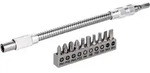 Bosch Bit Set, 11-teilig, mit flexibler Verl&auml;ngerung aus Metall, 200 mm - 2608522376