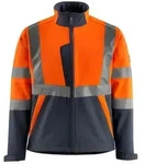 MASCOT Kiama Softshell Jacke SAFE LIGHT Hi-vis Orange / Schwarzblau XXL -