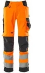 MASCOT Kendal Hose mit Knietaschen SAFE SUPREME Hi-vis Orange / Schwarzblau 58 -