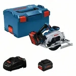Bosch Akku-Kreiss&auml;ge GKS 18V-57-2, 2 x Akku ProCORE18V 5.5 Ah, Ladeger&auml;t, L-BOXX -