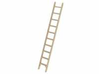 Munk Stufen-Anlegeleiter Holz ohne Traverse 10 Stufen - 033710