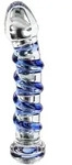 ToyJoy G-Punkt Gemstone Glasdildo 18 cm - Klar
