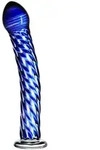 Icicles No 29 Blauer Glasdildo 19 cm - Blau