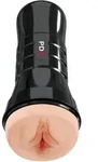 PDX Extreme Wet Pussies Super Luscious Lips XXL Stroker - Black