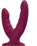 Fun Factory Ryde Doppeldildo 16 cm - Bordeaux