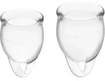 Satisfyer Feel Confident Menstruationstasse 2er-Pack - Clear
