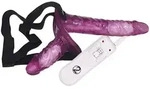 You2Toys Ferngesteuerter Double Strap-On - Lila