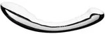 Le Wand Arch Stimulator aus Stahl 21,7 cm - Silber