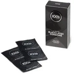 EXS Schwarze Latex-Kondome 12 Stk - Black