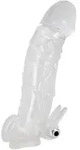 You2Toys Crystal Clear Penish&uuml;lle mit Vibrator 21,5 cm - Klar