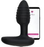 OhMiBod Lumen App-Gesteuerter Vibrierender Analplug 10,2 cm - Schwarz