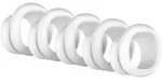 Satisfyer Pro Penguin Silikon-Saugkopf 5 Stk - Weiss