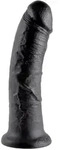 King Cock Realistischer Dildo mit Saugnapf 20,3 cm - Schwarz