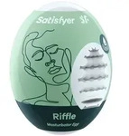 Satisfyer Riffle Masturbator-Ei - Weiss