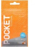 TENGA Pocket Hexa-Brick Stroker - Weiss