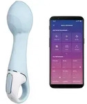 Satisfyer Air Pump 5+ Aufblasbarer G-Punkt Vibrator - Blau