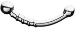 Le Wand Bow Stimulator aus Stahl 20,3 cm - Silber