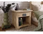 Nachttisch Mango 50x40x45 whitewash lackiert RAILWAY #387