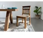 Stuhl Altholz 45x45x90 mehrfarbig lackiert NATURE OF SPIRIT #39