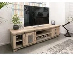 TV-Board Mango 200x55x50 whitewash lackiert RAILWAY #336