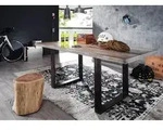 Esstisch Mango 170x90x76 grau lackiert HEAVY INDUSTRY #100