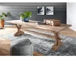 Esstisch Teak 270x100x78 natur unbehandelt BASSANO #128