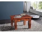 Couchtisch Akazie 60x60x40 nougat lackiert OXFORD #426