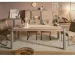Esstisch Akazie 180x95x76 beige lackiert Amsterdam #114