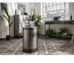Beistelltisch Mango 42x42x64 grau lackiert HEAVY INDUSTRY #159