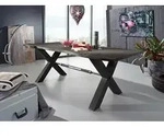 Esstisch Akazie 260x100x76 grau lackiert IRON LABEL #119