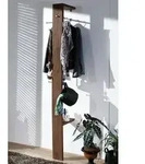Garderobe Sheesham 36x32x200 rot-braun gebeizt TORONTO #143