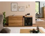 Sideboard Wildeiche 180x45x75 natur ge&ouml;lt ROTTERDAM #117