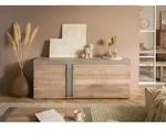 Sideboard Akazie 180x45x75 beige lackiert Amsterdam #111